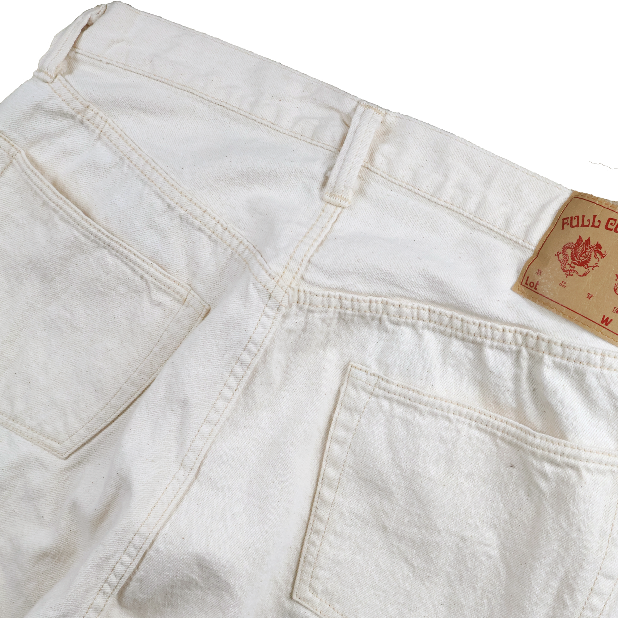【2026SS】S0105ECSS WWII Model 11.5oz Ecru Denim Pants (Raw)