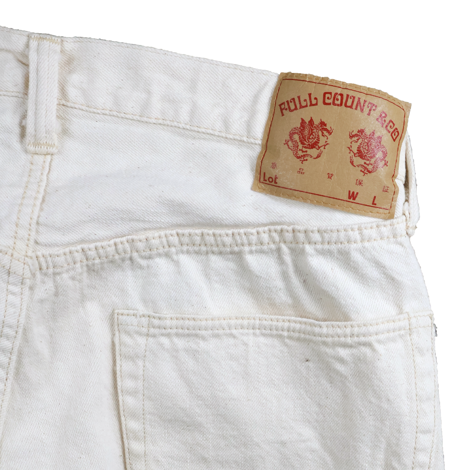 【2026SS】S0105ECSS WWII Model 11.5oz Ecru Denim Pants (Raw)