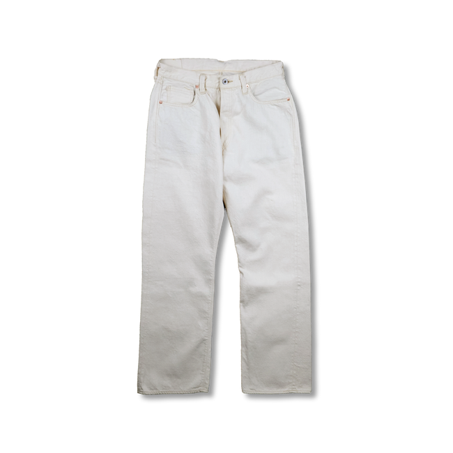 【2026SS】S0105ECSS WWII Model 11.5oz Ecru Denim Pants (Raw)