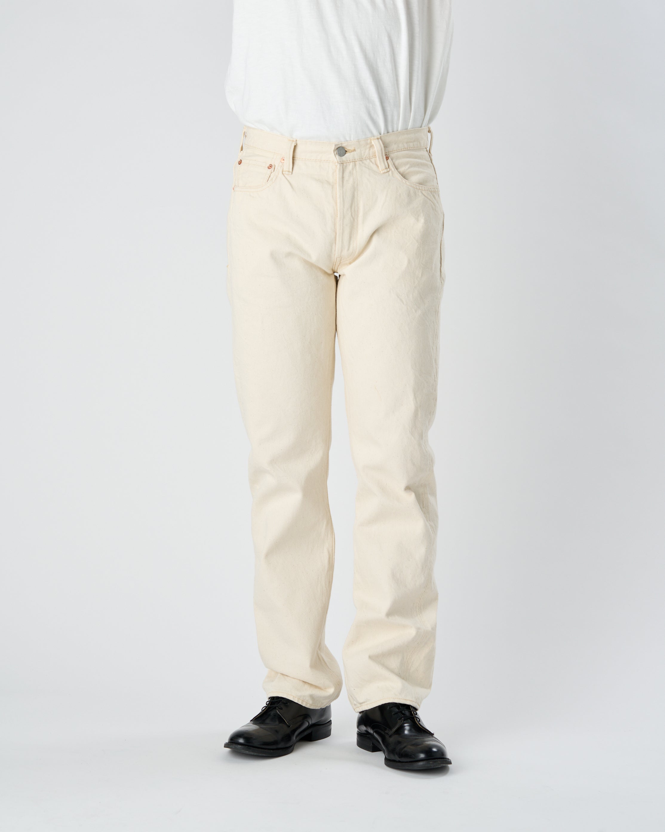 1101EC Straight Ecru Selvedge Denim【一部予約商品】