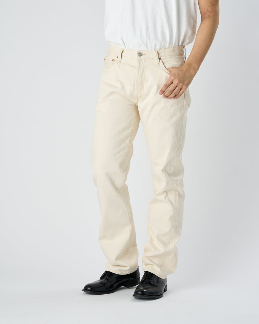 1101EC Straight Ecru Selvedge Denim【一部予約商品】