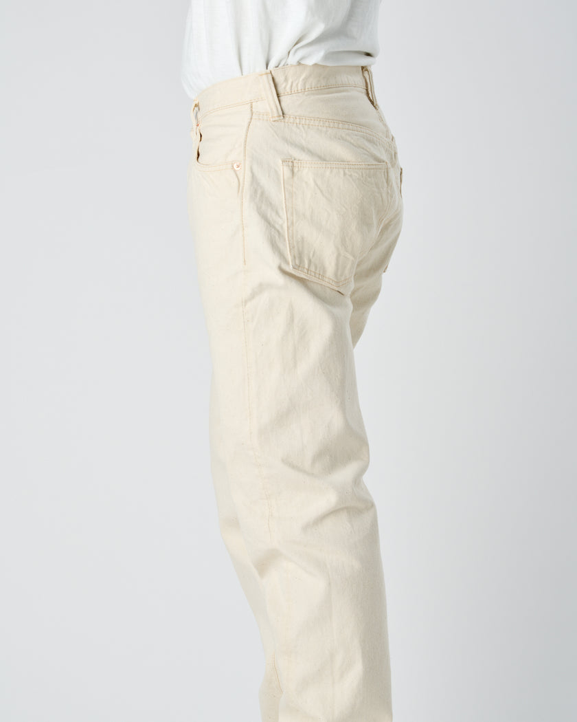 1101EC Straight Ecru Selvedge Denim【一部予約商品】
