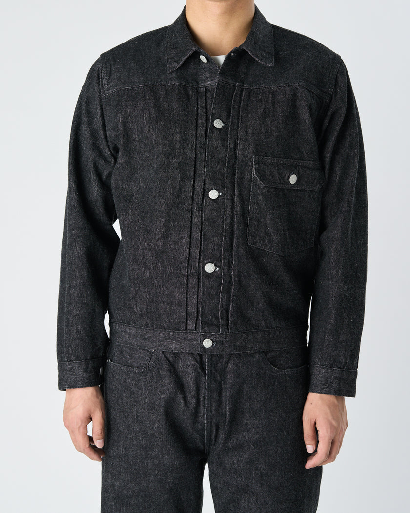 2107BK Type 1 Black Denim Jacket
