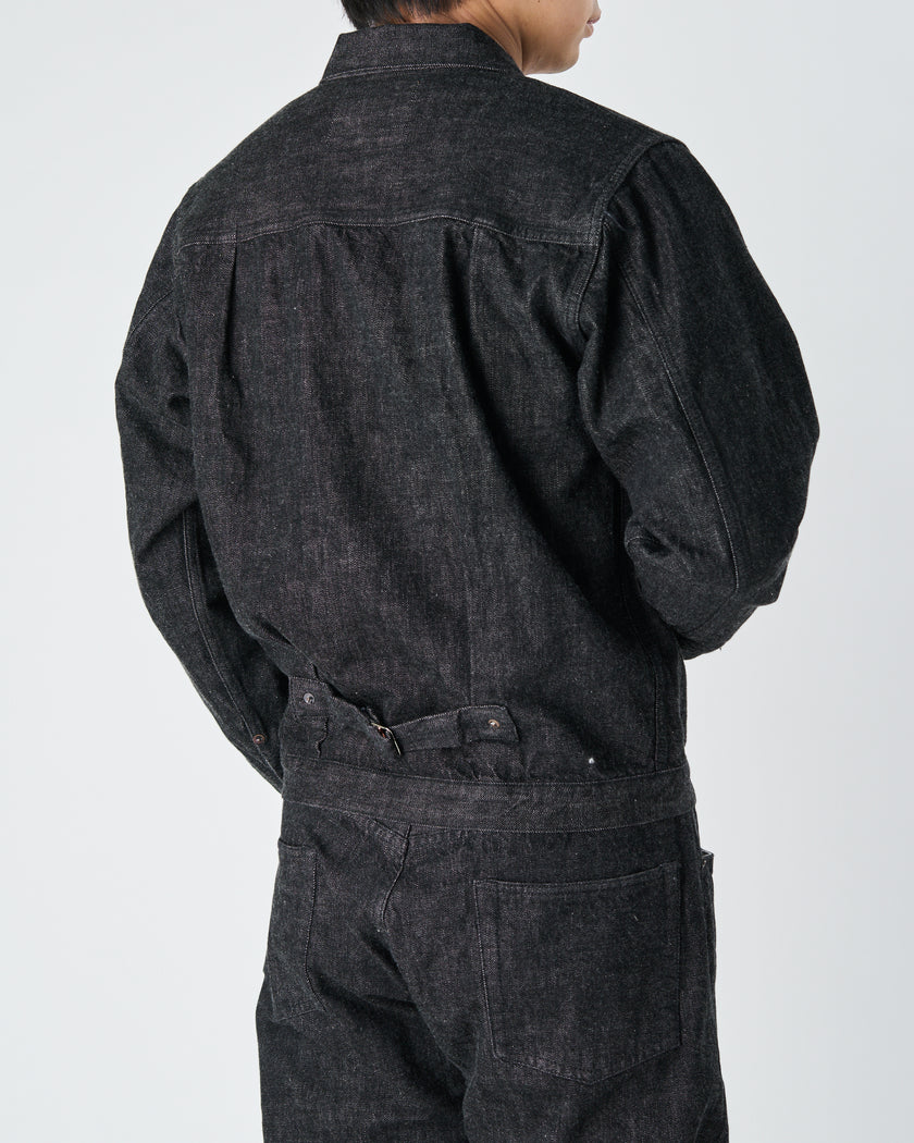 2107BK Type 1 Black Denim Jacket