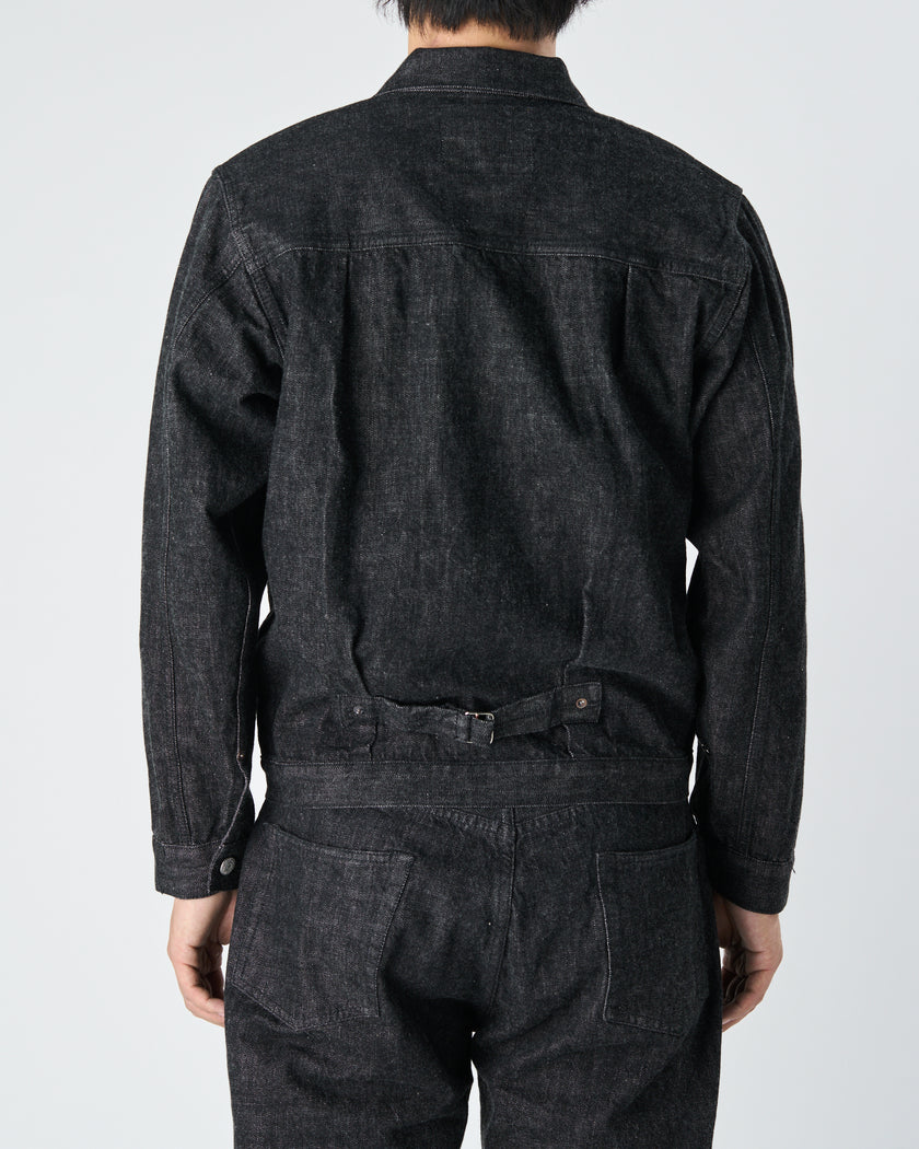 2107BK Type 1 Black Denim Jacket