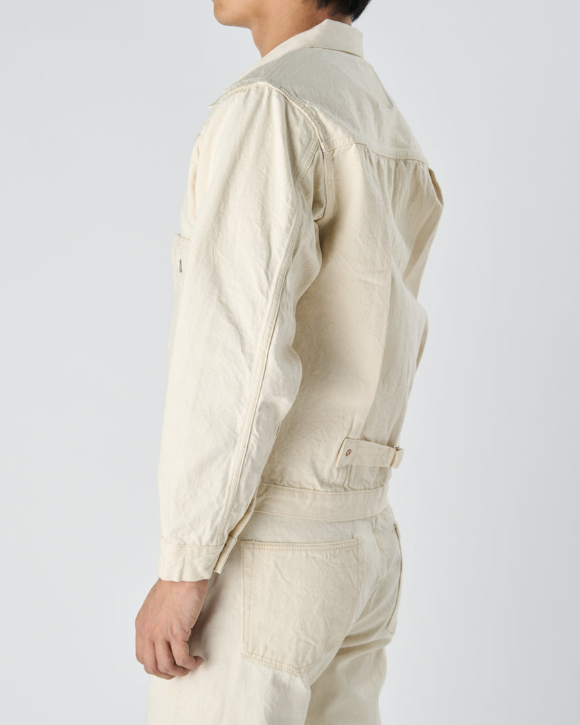 2107EC Type 1 Ecru Denim Jacket