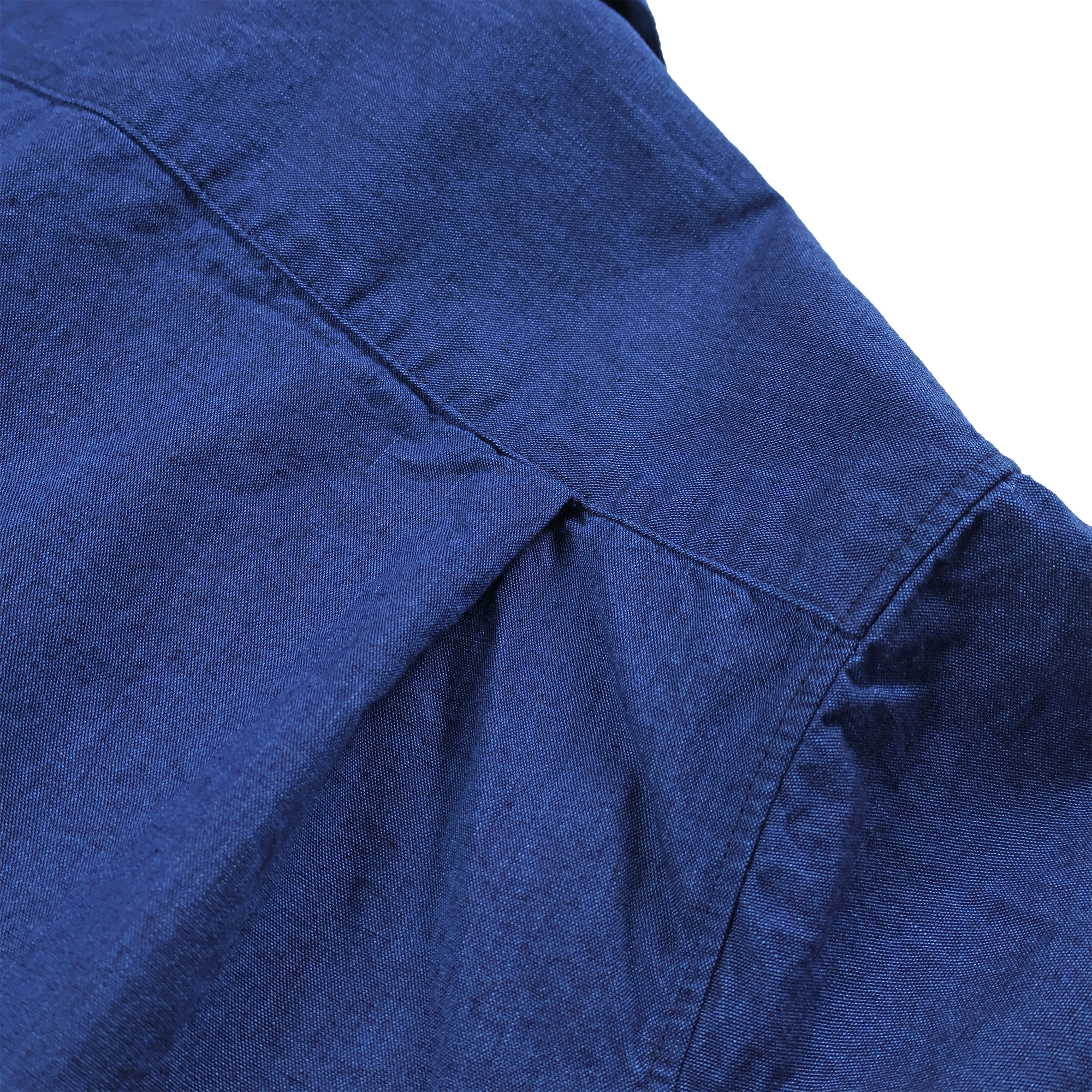 【2027SS】4107-1 Chambray Open Collar S/S Shirt