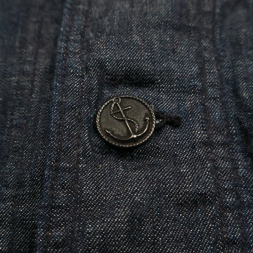【2026SS】2052-1  USN Shawl Collar Denim Coverall