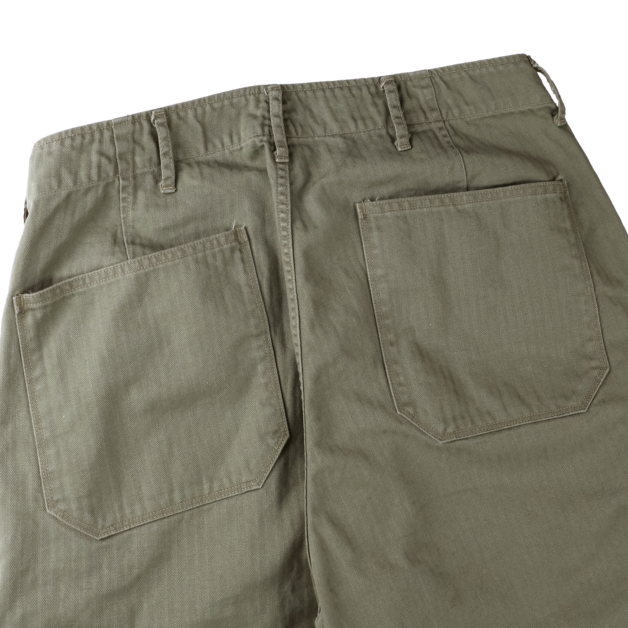 【2027SS】1156-2 Vat Dye Herringbone Twill Wide Pants