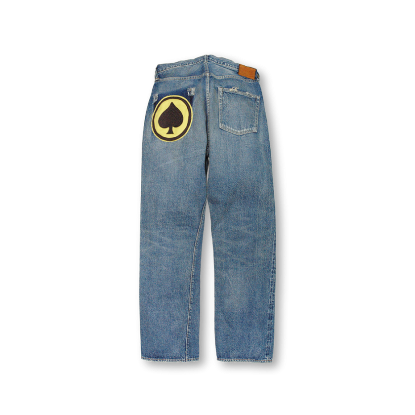 0105HA Wide Denim “Dartford” With Patch