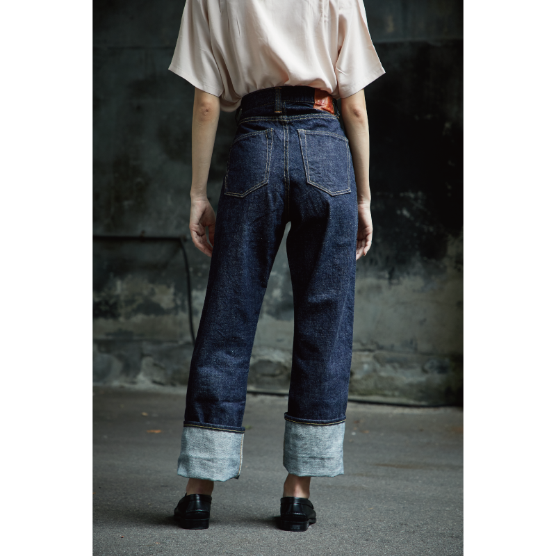 0107 Womens Wide Straight Monroe Denim