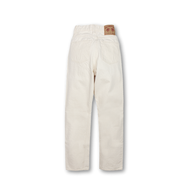 0107EC Womens Wide Straight “Monroe” Ecru Denim