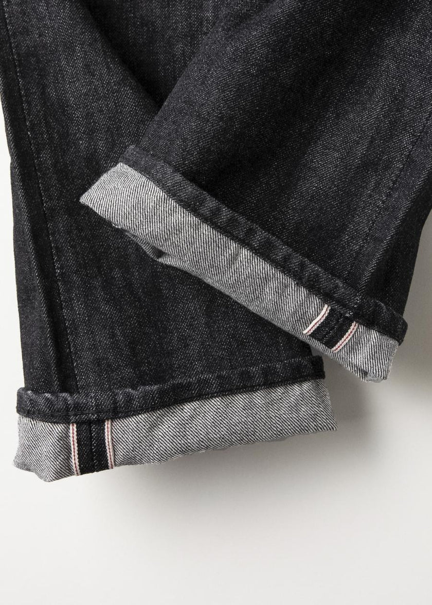 1101BK Srtaight Black Selvedge Denim【一部予約商品】