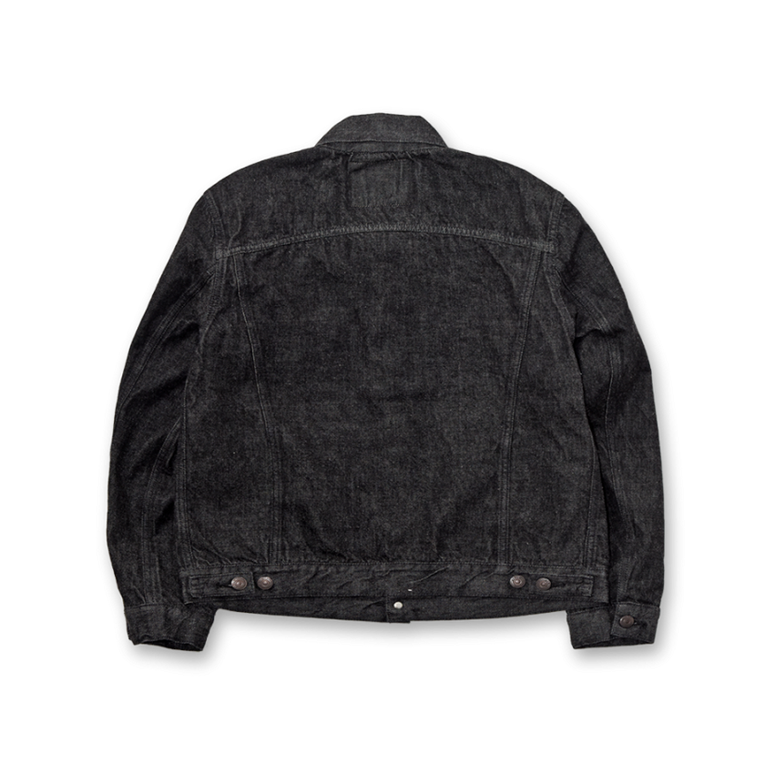 2101BK Type 3 Black Denim Jacket – fullcountjp