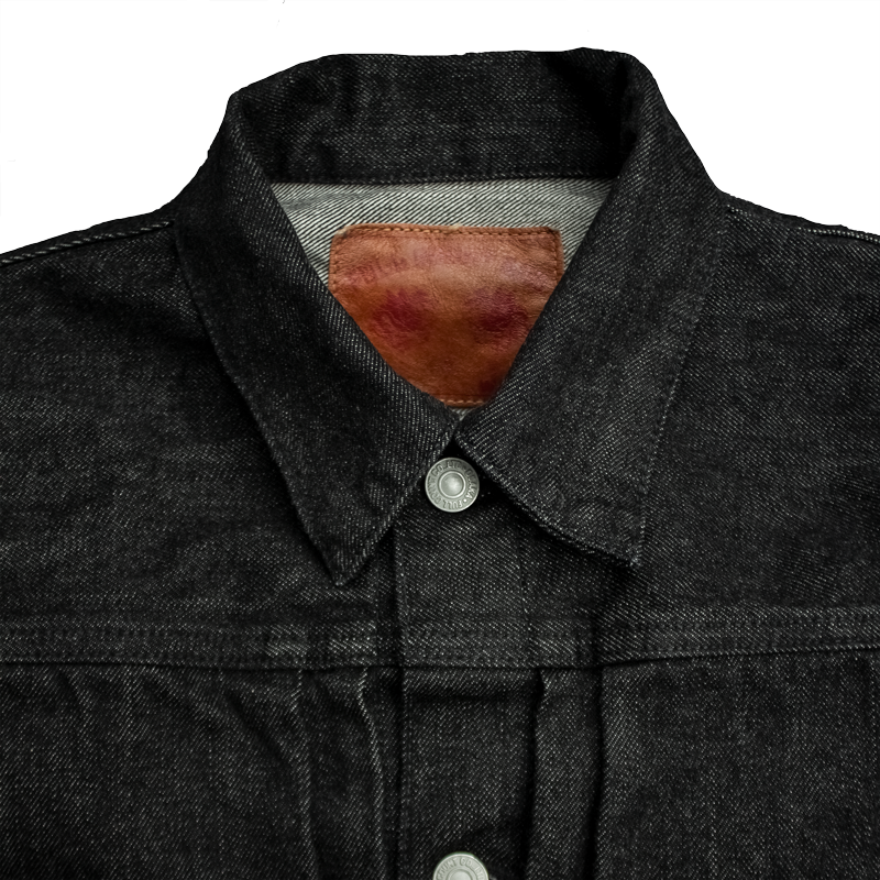 2102BK Type2 Black Denim Jacket