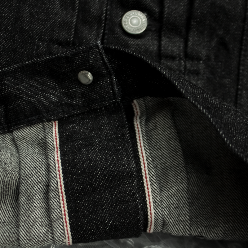 2107BK Type 1 Black Denim Jacket