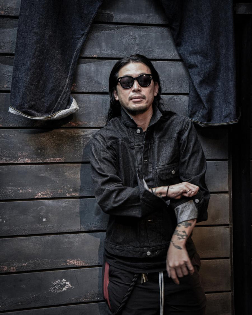 2107BK Type 1 Black Denim Jacket