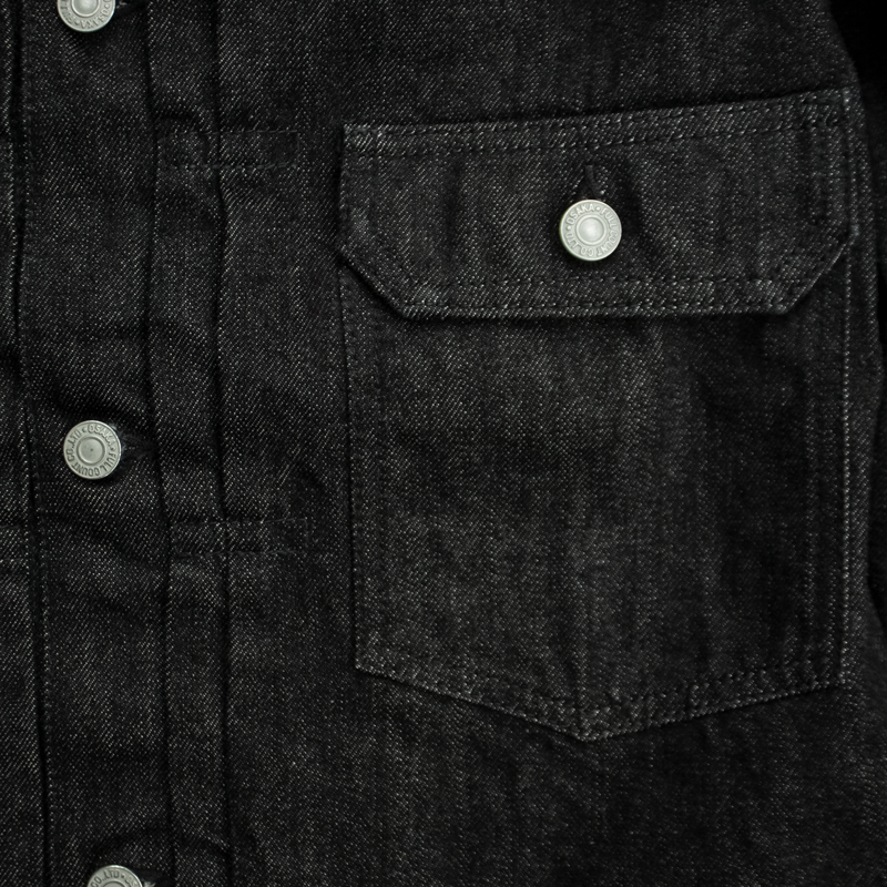 2107BK Type 1 Black Denim Jacket