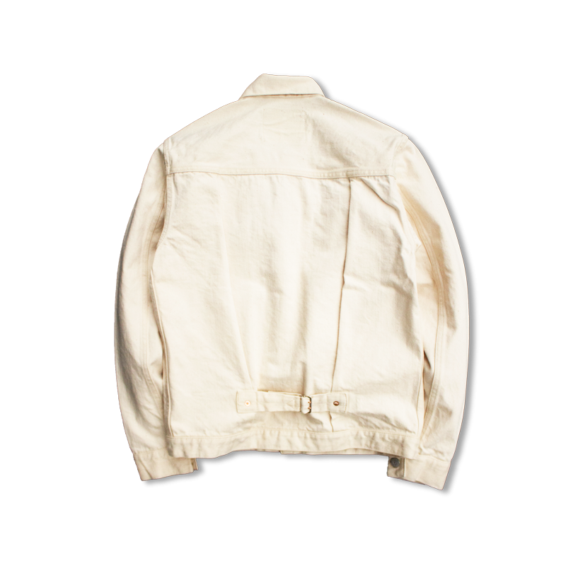 2107EC Type 1 Ecru Denim Jacket – fullcountjp