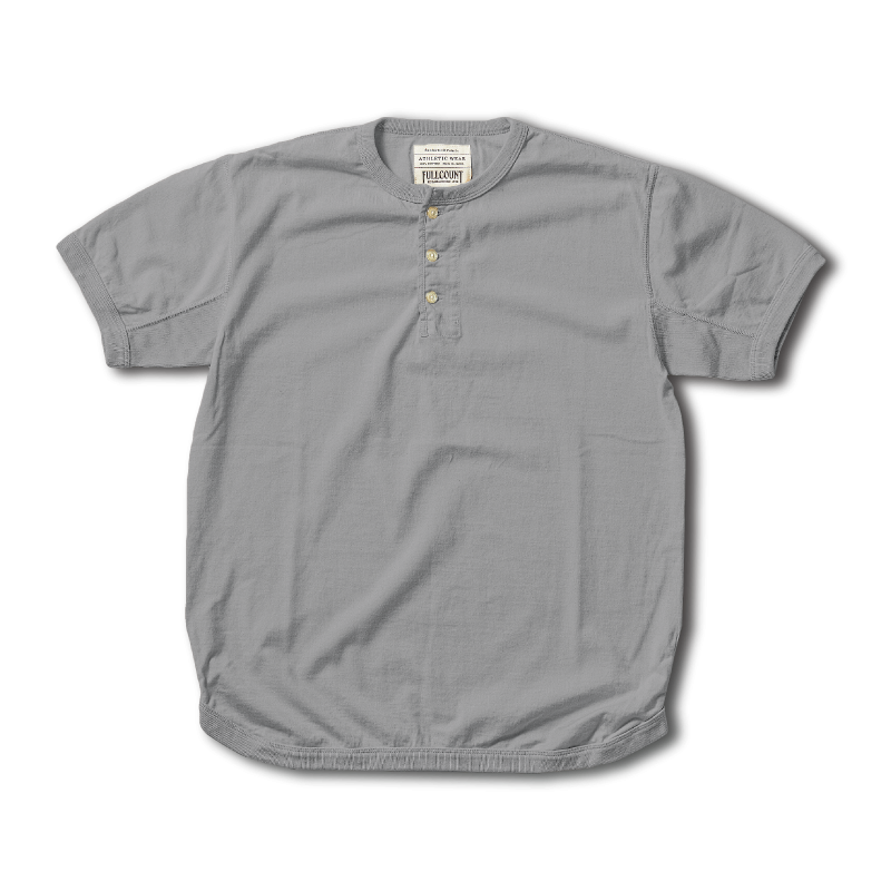 5222H-21 Flat Seam Heavyweight Henley T Shirt