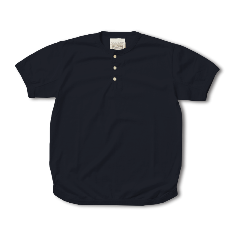 5222H-21 Flat Seam Heavyweight Henley T Shirt